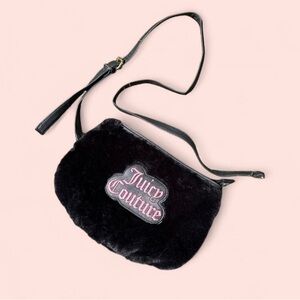 Juicy Couture Black and Pink Crossbody Bag